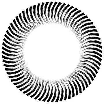 Abstract radiating lines element. 스톡 일러스트