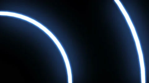 Abstract Radio Waves Circles Background Loop Video stock 135963252