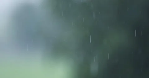Abstract rain bokeh background with soft focus and falling raindrops. Blurr.. Stock Footage 346967650