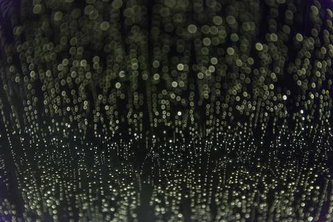 Abstract Rain droplets on a  Window Stock Photos