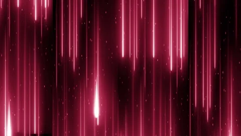 Abstract rain neon downwards LOOP 4K red Stock Footage 106007485