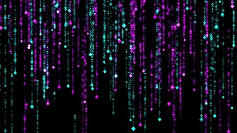 Abstract Rain Purple and Light Blue Bakckground Stock Footage 85115562