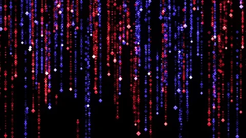 Abstract Rain Red and Blue Background Stock Footage 85116025