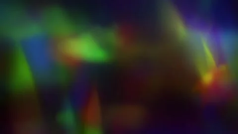 Abstract Rainbow Aurora Background With Soft Multicolor Light Blur 動画素材 332304525