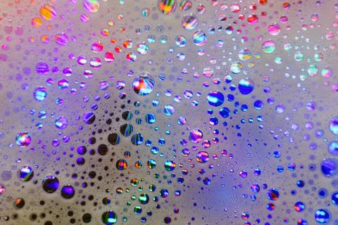Abstract rainbow background. Colored soap foam texture. Gel foam with bubbles Foto stock