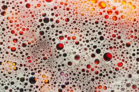 Abstract rainbow background. Colored soap foam texture. Gel foam with bubbles Foto stock