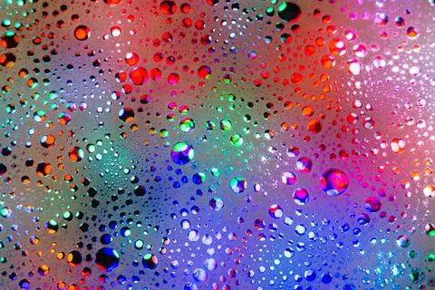 Abstract rainbow background. Colored soap foam texture. Gel foam with bubbles Foto stock