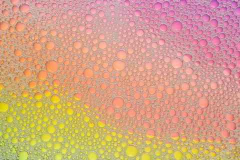 Abstract rainbow background. Colored soap foam texture. Gel foam with bubbles Foto stock