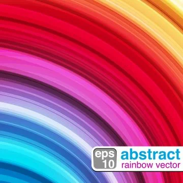 Abstract Rainbow Background Stock Illustration