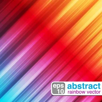 Abstract Rainbow Background Stock Illustration