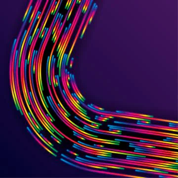 Abstract rainbow background Stock Illustration