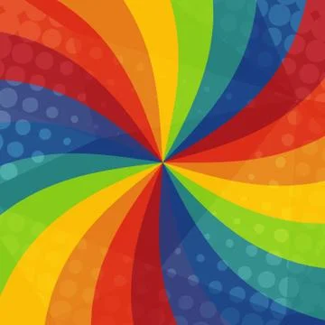 Abstract rainbow background Stock Illustration