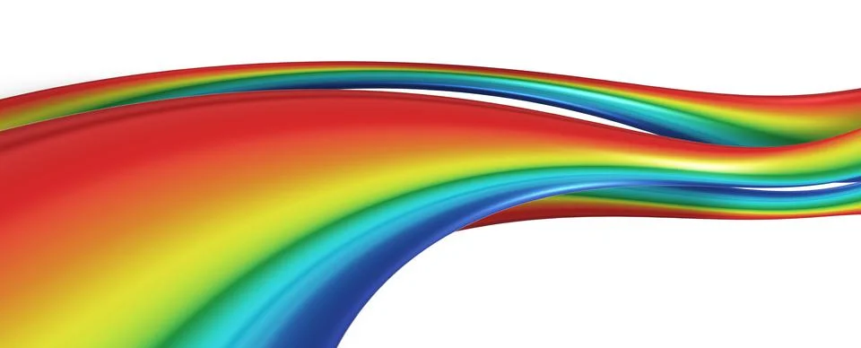 Abstract Rainbow Background Stock Illustration