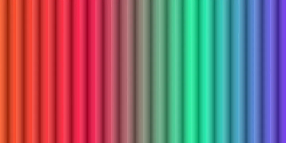 Abstract rainbow background with vertical gradient stripes Stock Illustration