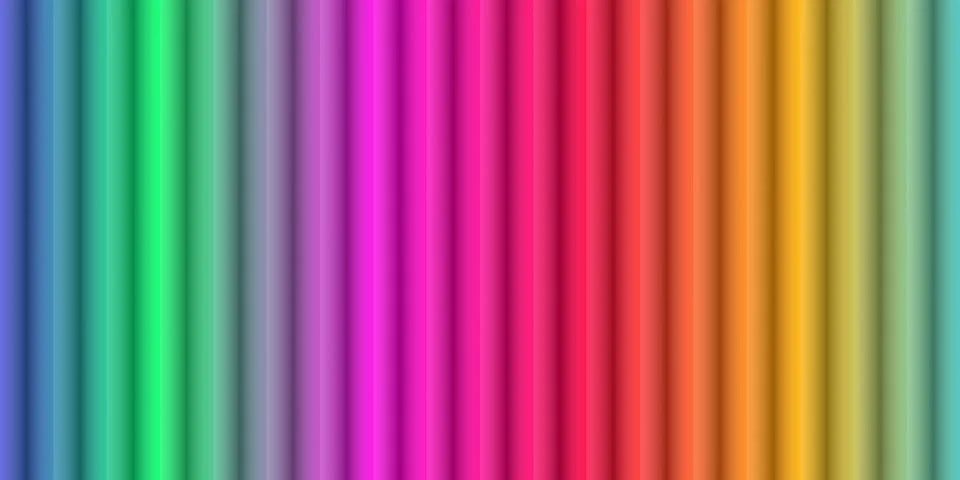 Abstract rainbow background with vertical gradient stripes Stock Illustration