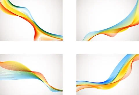 Abstract Rainbow Backgrounds Stock Illustration