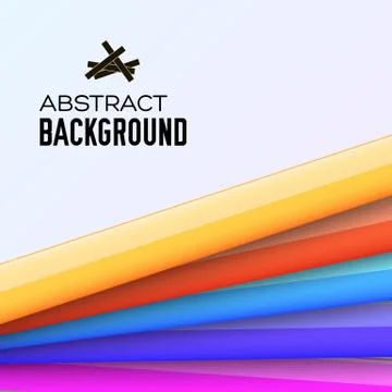 Abstract rainbow banner form background concept. Vector illustra Stock Illustration