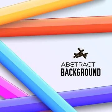 Abstract rainbow banner form background concept. Vector Stock Illustration