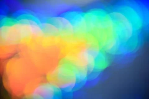 Abstract rainbow bokeh background. Stock-Fotos