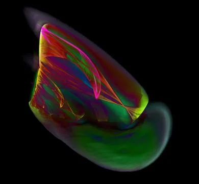 Abstract rainbow bubble Stockillustratie