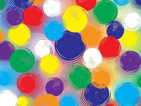Abstract rainbow circle background. Vector abstract rainbow circle backgro... Stock Photos