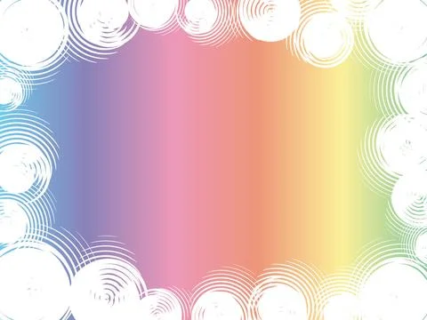 Abstract rainbow circle background. Vector abstract rainbow circle backgro... Stock Photos