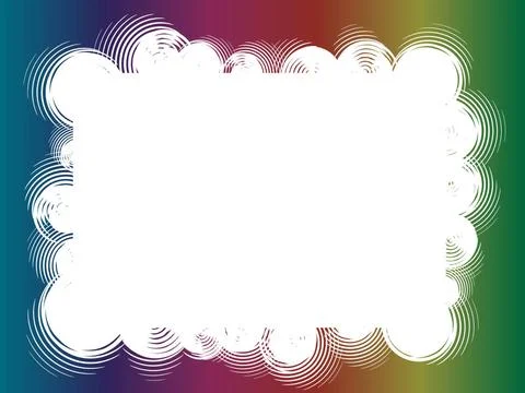 Abstract rainbow circle background. Vector abstract rainbow circle backgro... Stock Photos