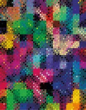 Abstract Rainbow Color Background for Retro Party Design. Vector illustration Stock Illustration