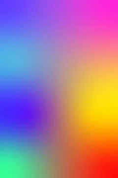 Abstract Rainbow Color Gradient Background Vibrant Smooth Blur Digital Stock Illustration