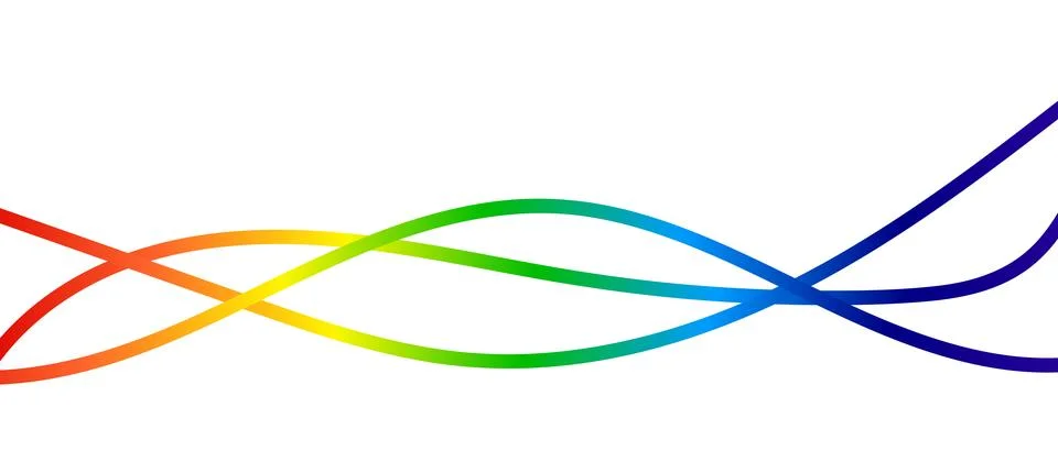 Abstract Rainbow Color Lines Pattern. Vector Rainbow lines Background. Color Stock Illustration
