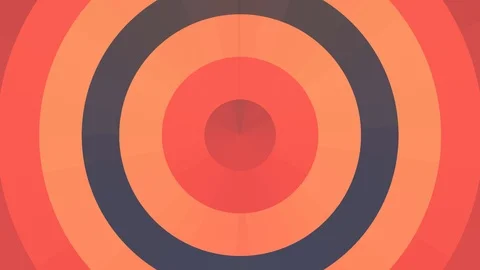 Abstract rainbow color moving circle pixel block background seamless loop Stock Footage 110793661