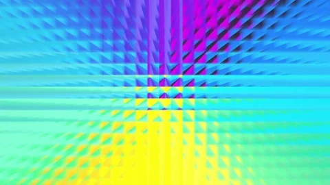 Abstract rainbow color square pattern 4K Stock Footage 76099545