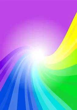 Abstract rainbow colored background Stock Illustration