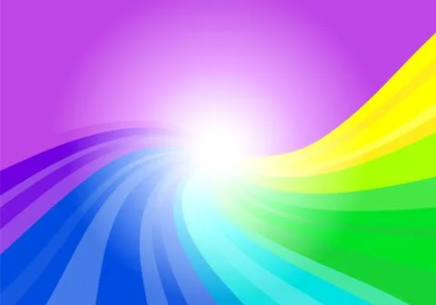 Abstract rainbow colored background Stock Illustration