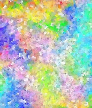Abstract rainbow-colored mosaic background Stock Illustration
