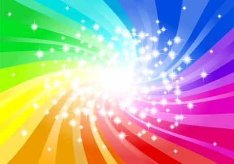 Abstract rainbow colored star background 스톡 일러스트