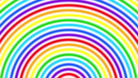 Abstract rainbow colorful warm waves loop background Stock Footage 337156470