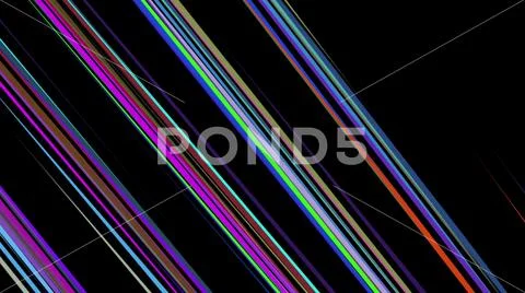 Abstract rainbow colors drawn elegant lines stripes bands beautiful illustration Stock Illustration