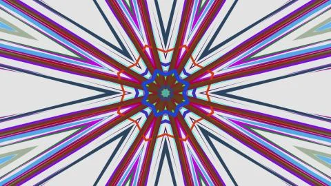 Abstract rainbow colors drawn elegant lines stripes bands beautiful illustration Stock Illustration
