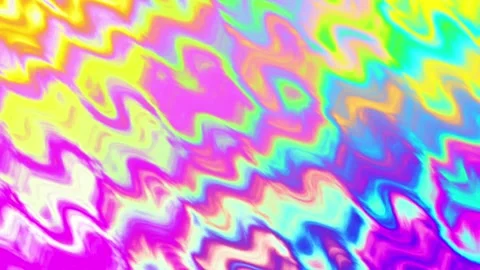 Abstract Rainbow colors waves background - Abstract background Video stock 165841497