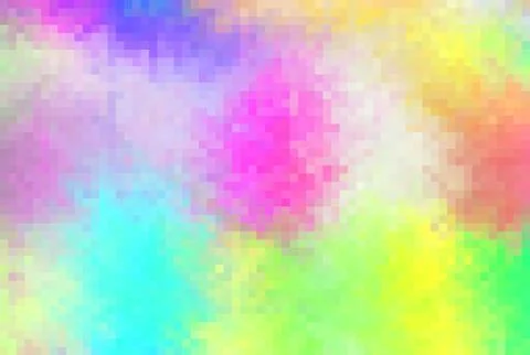 Abstract rainbow coloured mosaic-squared pattern Stock Illustration