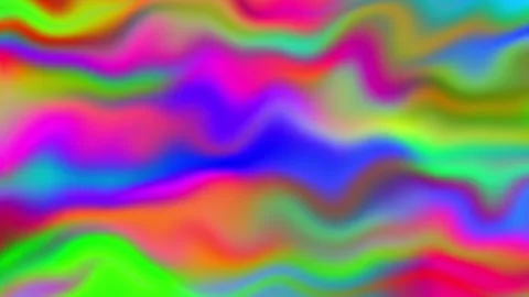 Abstract Rainbow colourful waves background - Abstract background Stock Footage 165843006