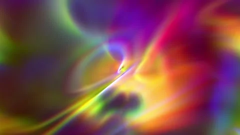 Abstract Rainbow Flow Background With Soft Luminous Gradient Waves Stock Footage 332304532