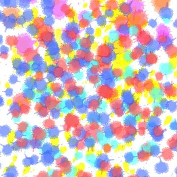 Abstract rainbow glowing circles Stock Illustration