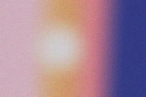 Abstract Rainbow Gradient Background with Grainy Noise Texture and Soft Col.. Illustration