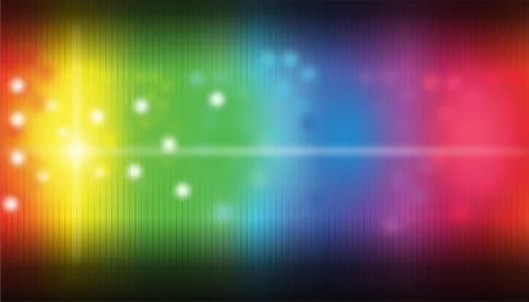 Abstract Rainbow Gradient Background Stock Illustration