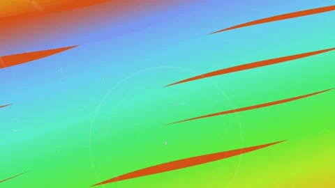 Abstract Rainbow Gradient Background with Orange Stripes and Sparkles Stock Footage 331916525