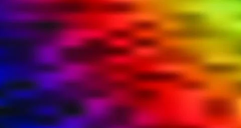 Abstract Rainbow Gradient Background - Soft Bokeh Lights and Vibrant Colors Stock Illustration