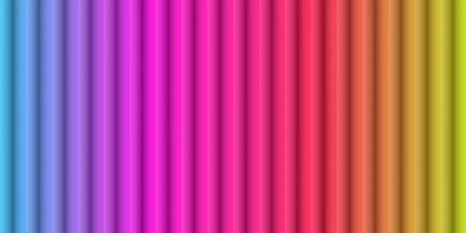 Abstract rainbow gradient background with vertical lines Stock Illustration