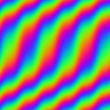 Abstract Rainbow Gradient Background with Wavy Liquid Motion and Vibrant Mu.. Stock Illustration